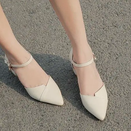 Women Pointed Hollow Heel Sandals Spring Summer - Image 5