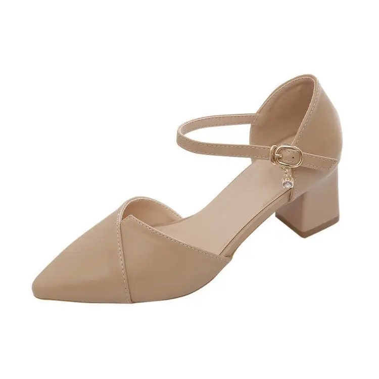 Women Pointed Hollow Heel Sandals Spring Summer — feature 13