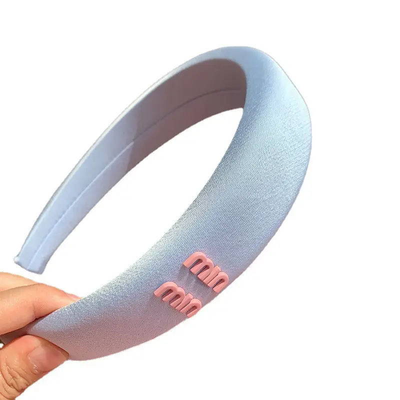 Blue Skull Top Headband with Letter Design - Image 8