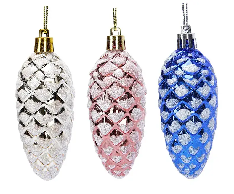 Red Pine Cone Christmas Decorations for Home — feature 8