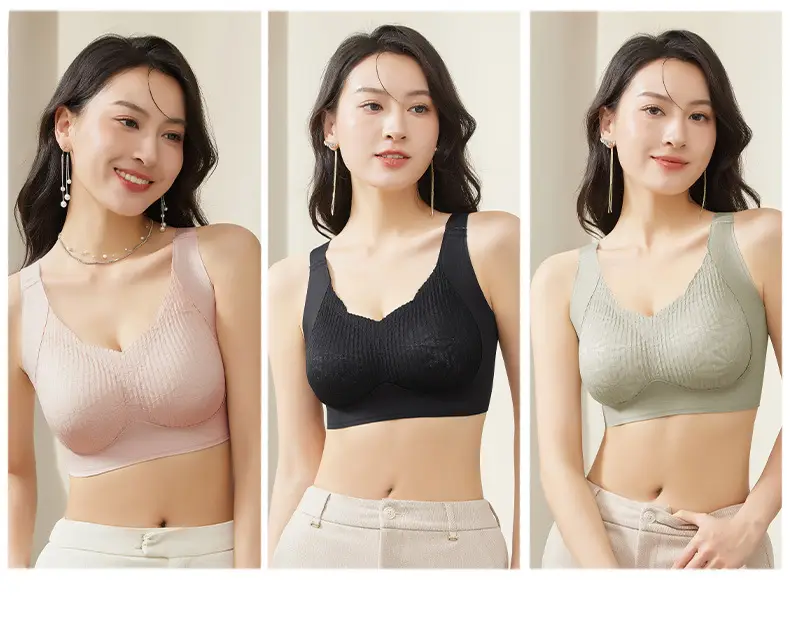 Plus Size Seamless Push Up Bra for Women — feature 19
