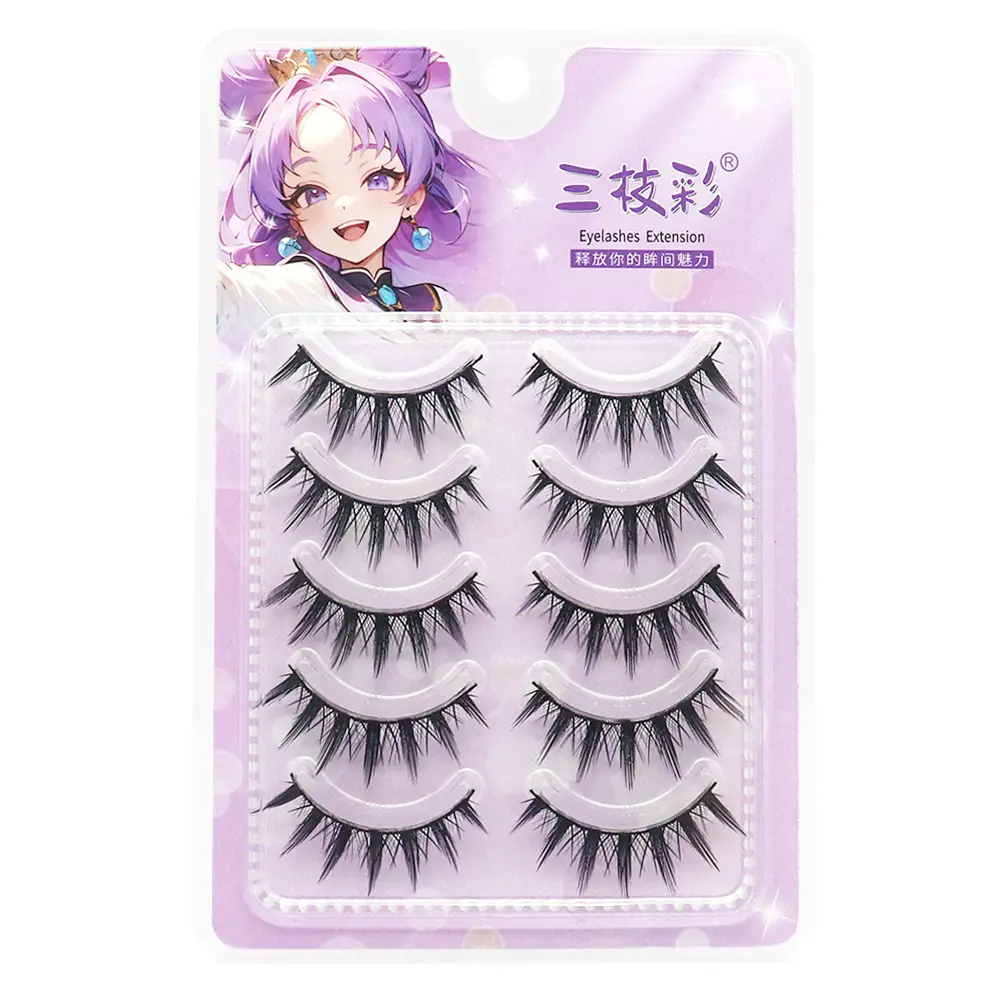 False Eyelashes Set for Big Eyes Lazy Novices - Image 2