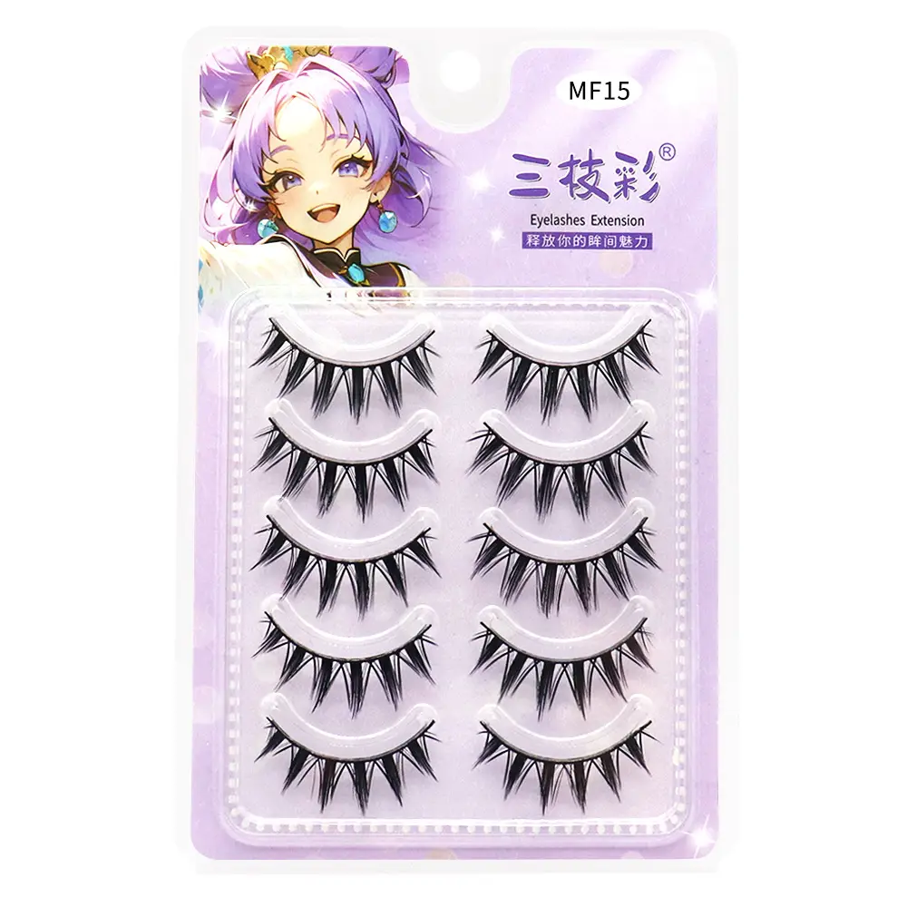 False Eyelashes Set for Big Eyes Lazy Novices - Image 6