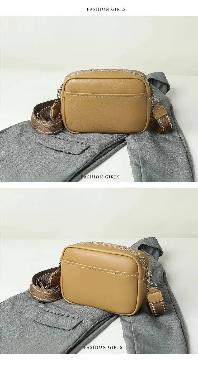 Women's Crossbody Camera Bag Tan 2025 Export — feature 11