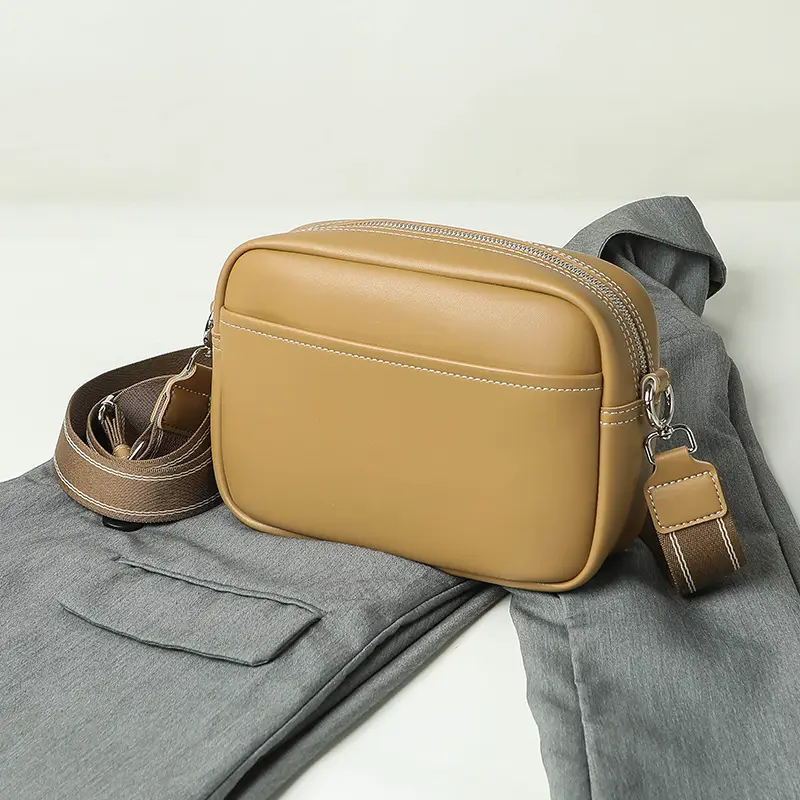 Women's Crossbody Camera Bag Tan 2025 Export - Image 3