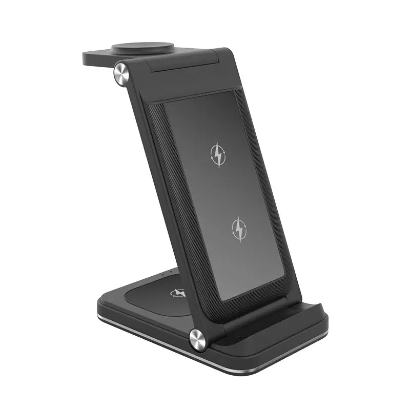 Three-in-One Wireless Charging Dock for iPhone Samsung Huawei - Image 2