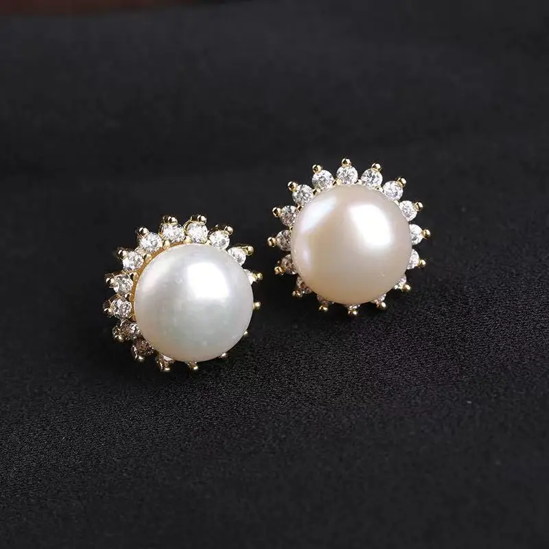 Luxury Pearl Earrings Necklace Ring Set for Women — feature 10