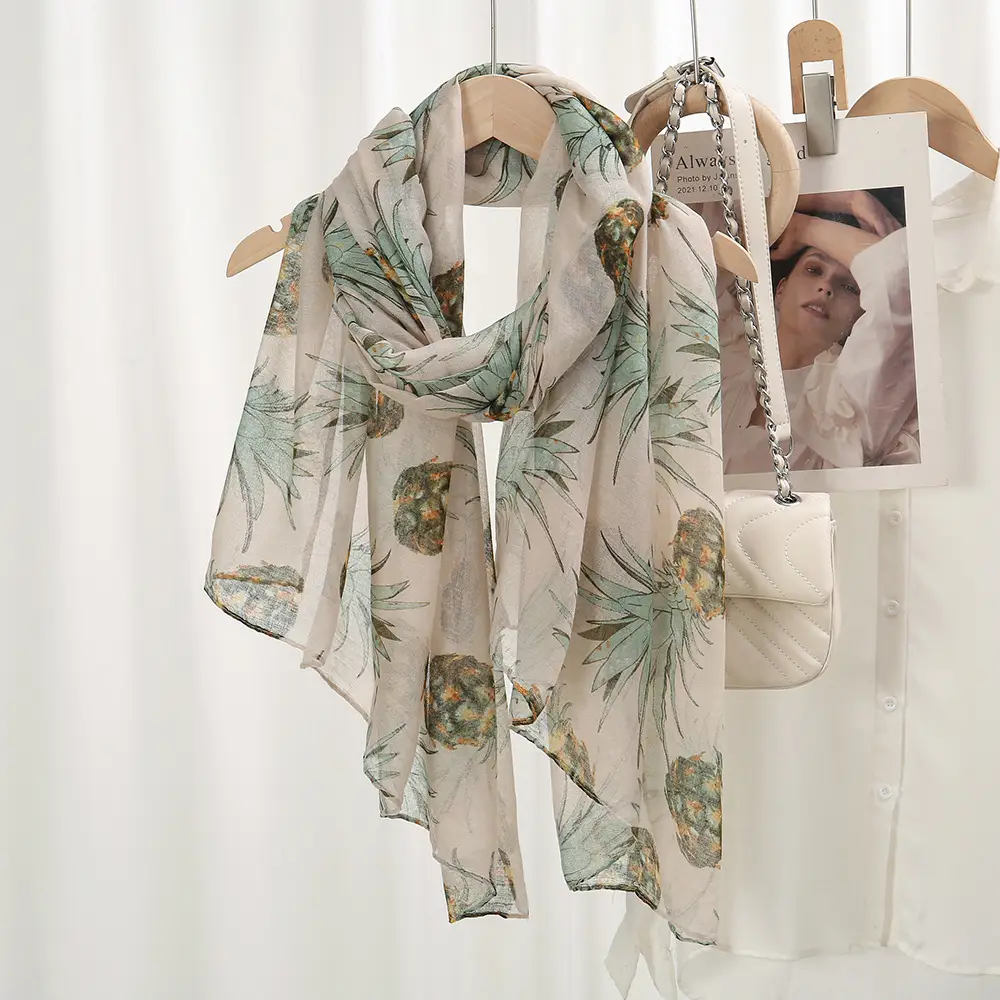 Silk Scarf Women's Muslim Closed Toe Sea Side Travel Sunscreen New Large Size - Image 10