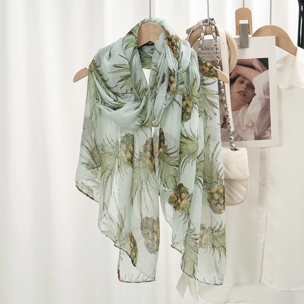 Silk Scarf Women's Muslim Closed Toe Sea Side Travel Sunscreen New Large Size — feature 11