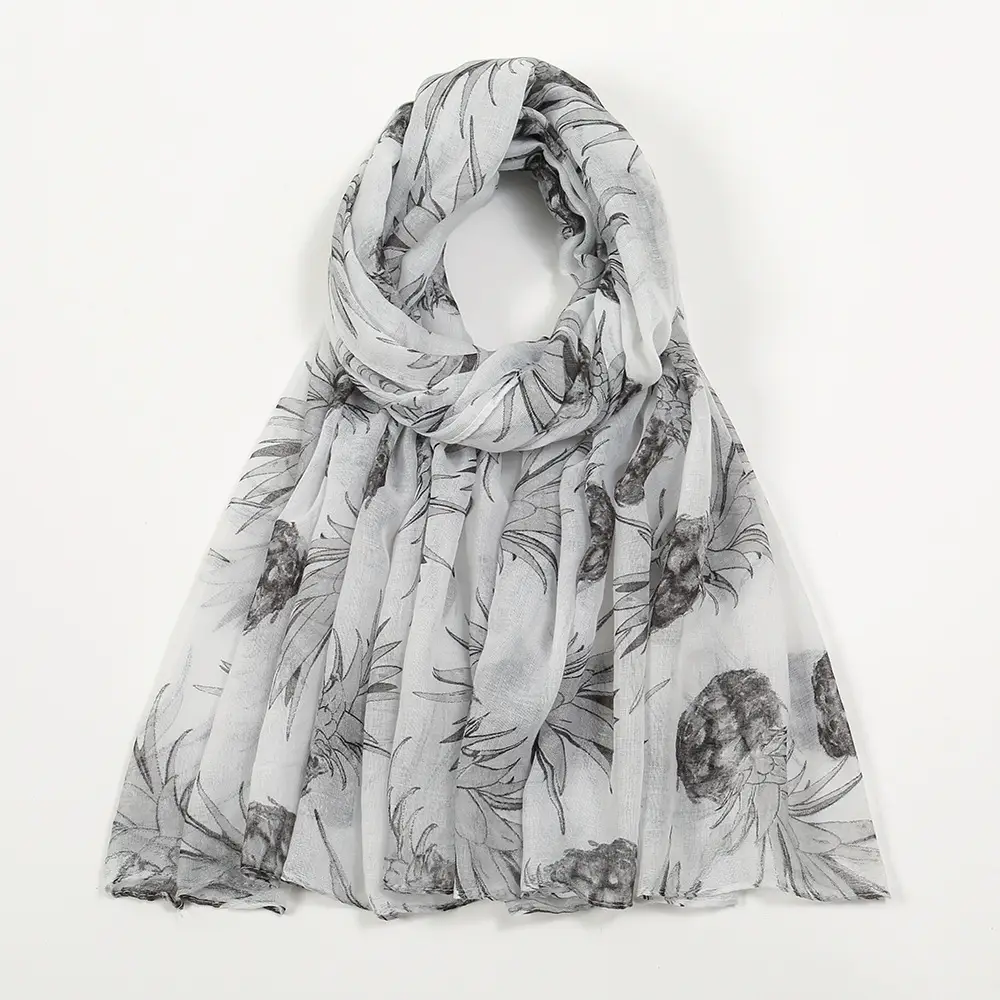Silk Scarf Women's Muslim Closed Toe Sea Side Travel Sunscreen New Large Size - Image 3