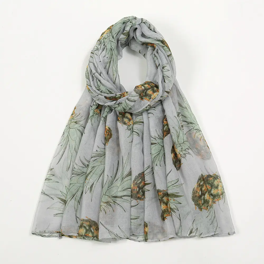 Silk Scarf Women's Muslim Closed Toe Sea Side Travel Sunscreen New Large Size - Image 4