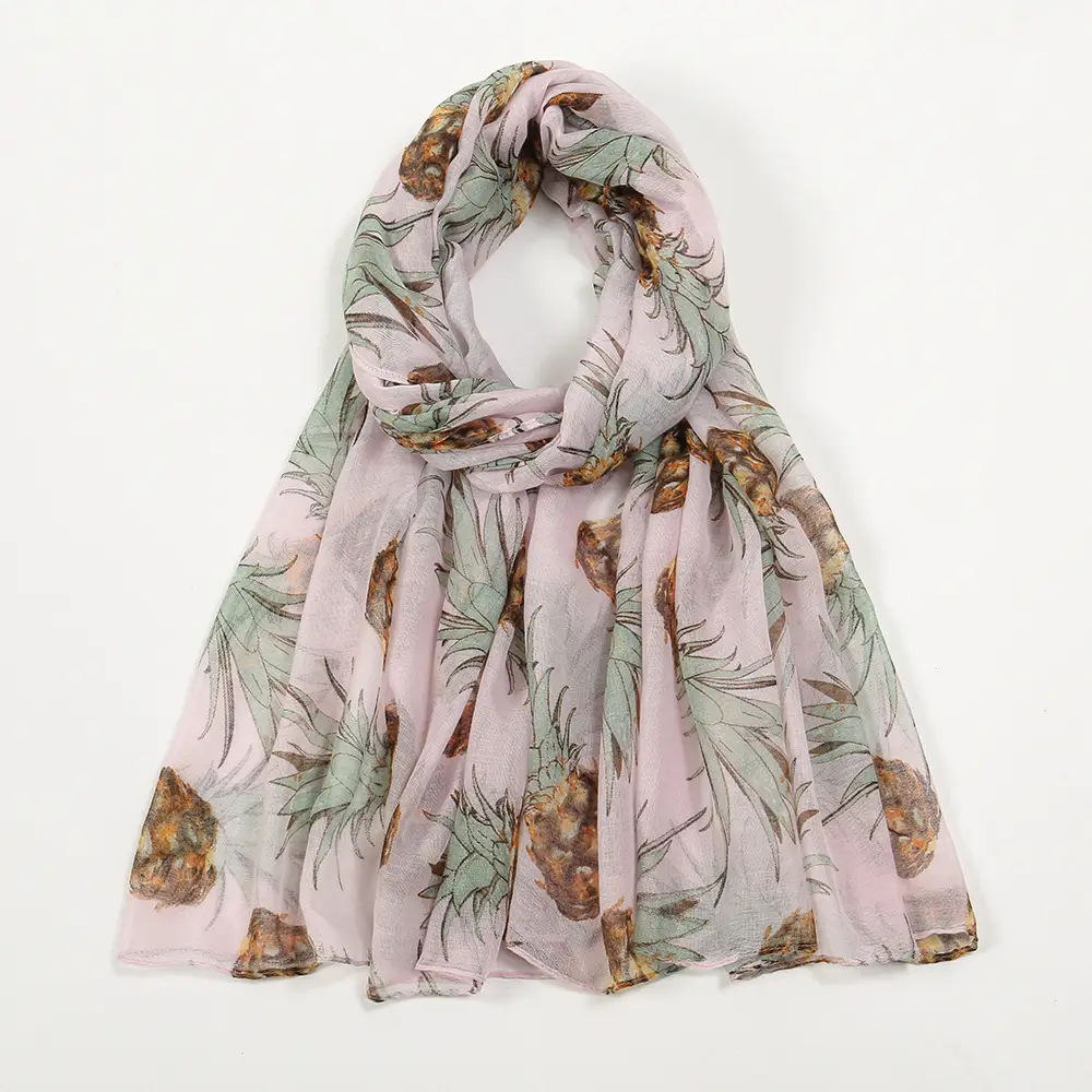 Silk Scarf Women's Muslim Closed Toe Sea Side Travel Sunscreen New Large Size - Image 6