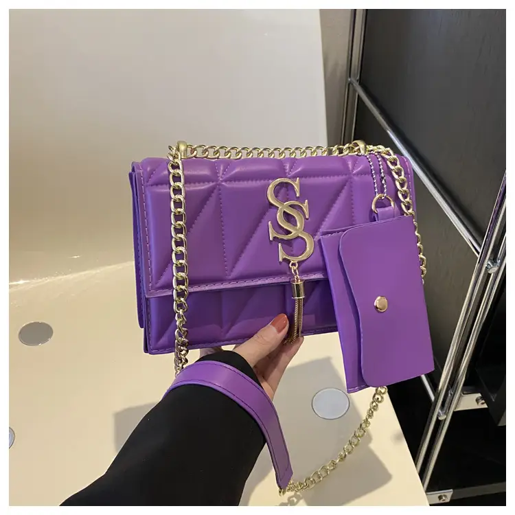 Black Chain Crossbody Bag for Women 2024 Spring - Image 3