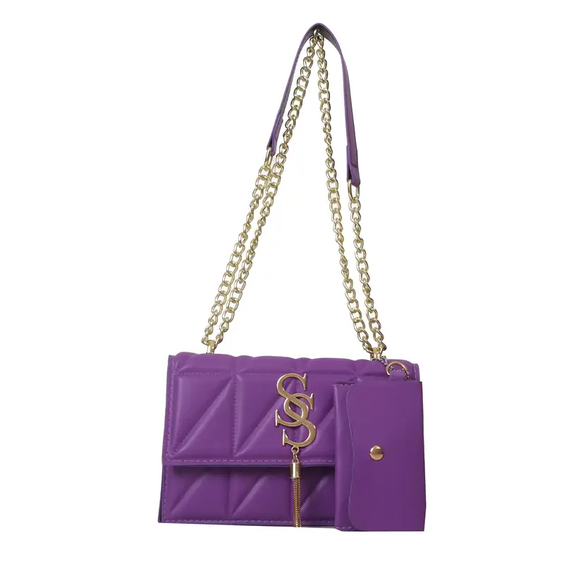 Black Chain Crossbody Bag for Women 2024 Spring - Image 8