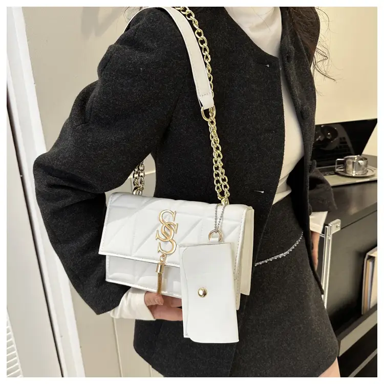 Black Chain Crossbody Bag for Women 2024 Spring — feature 23
