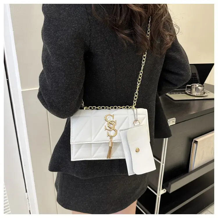 Black Chain Crossbody Bag for Women 2024 Spring — feature 25
