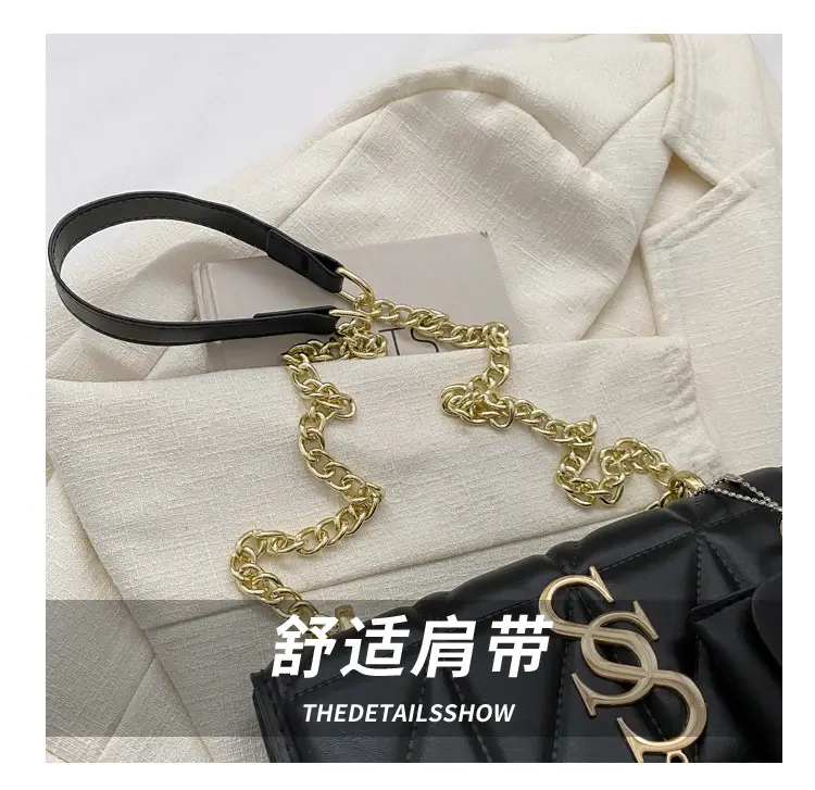 Black Chain Crossbody Bag for Women 2024 Spring — feature 7