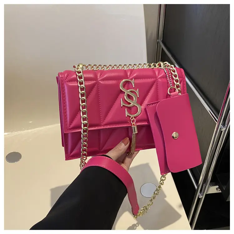 Black Chain Crossbody Bag for Women 2024 Spring - Image 4