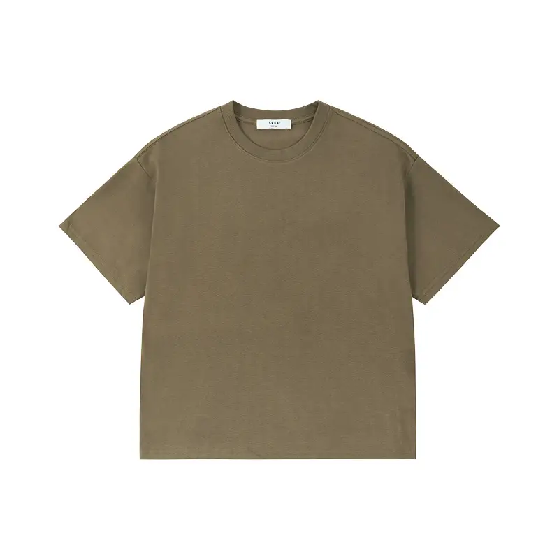 Kids Pure Color T-Shirt Medium Large Green - Image 5
