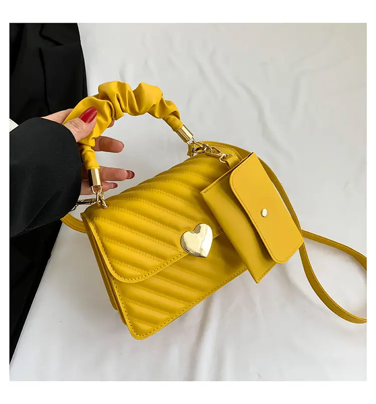 Women's Orange Plaid Shoulder Bag 2024 Spring - Image 12