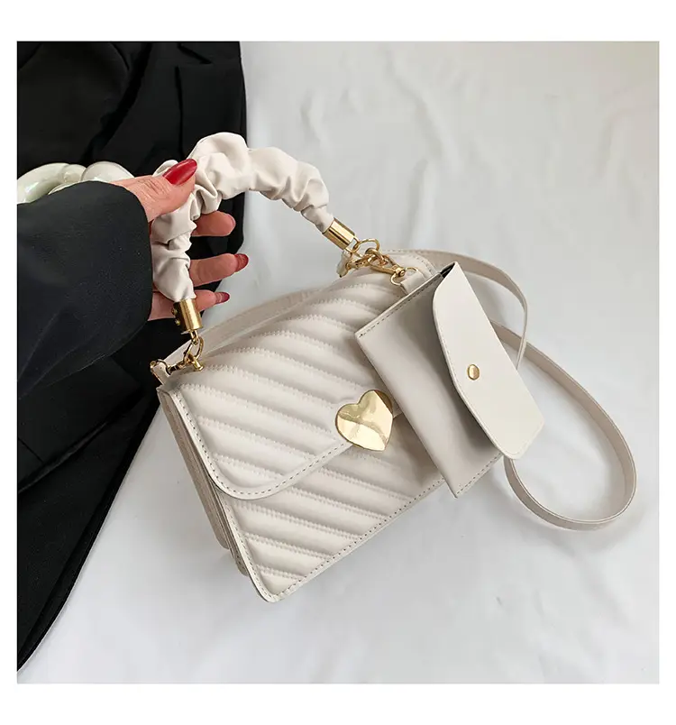 Women's Orange Plaid Shoulder Bag 2024 Spring - Image 2
