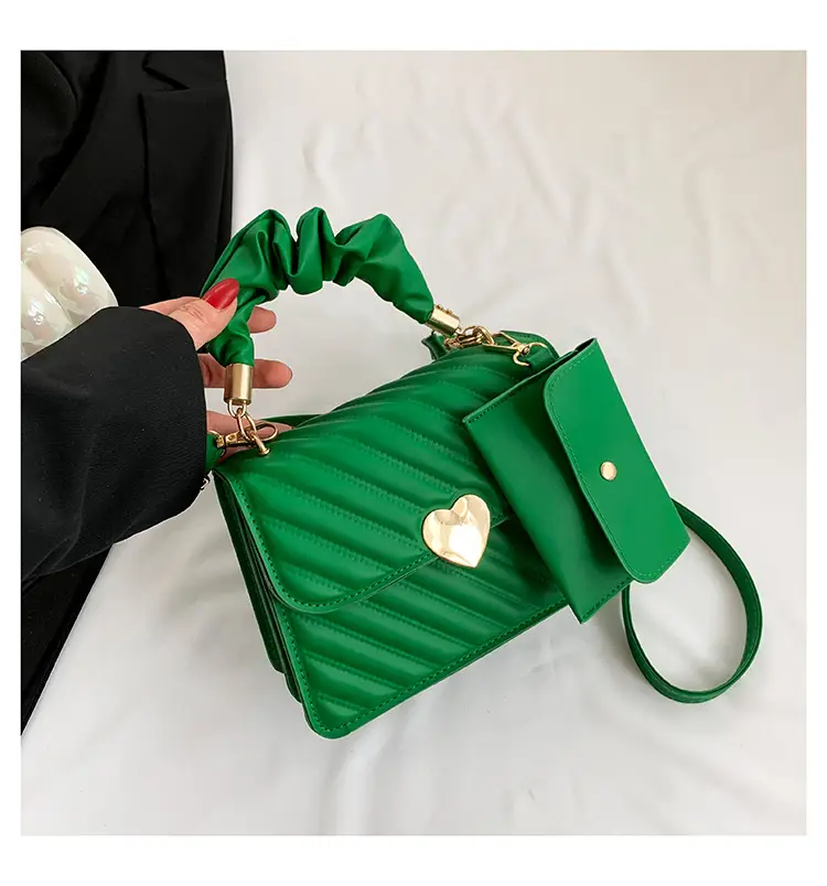 Women's Orange Plaid Shoulder Bag 2024 Spring - Image 6