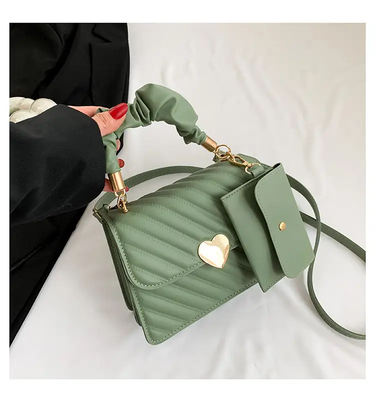 Women's Orange Plaid Shoulder Bag 2024 Spring - Image 9