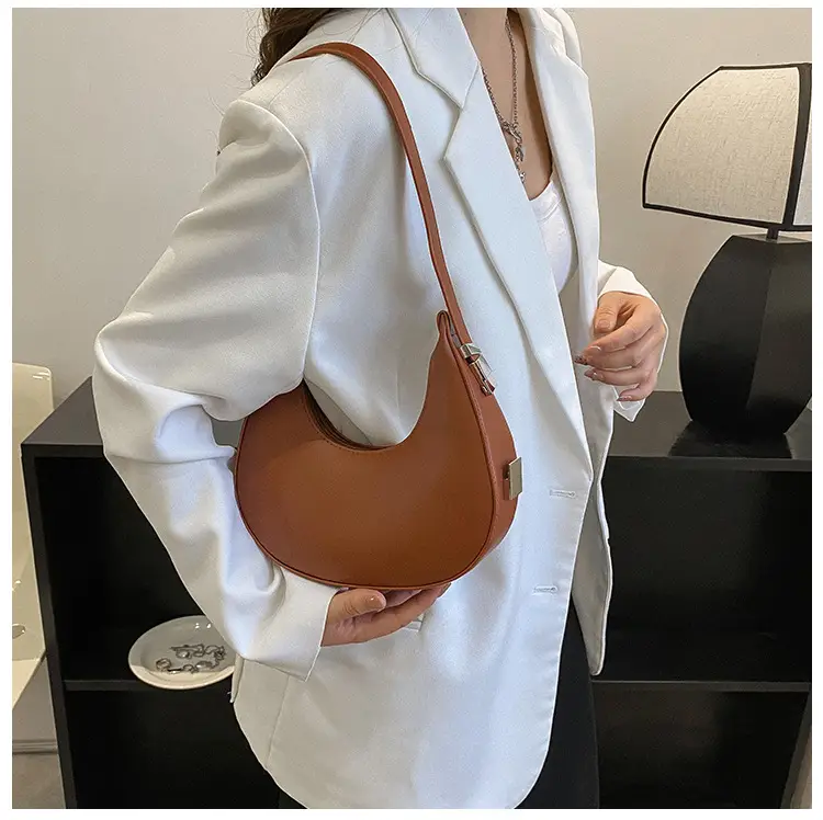 French Niche Shoulder Bag for Women Tan 2024 β feature 13