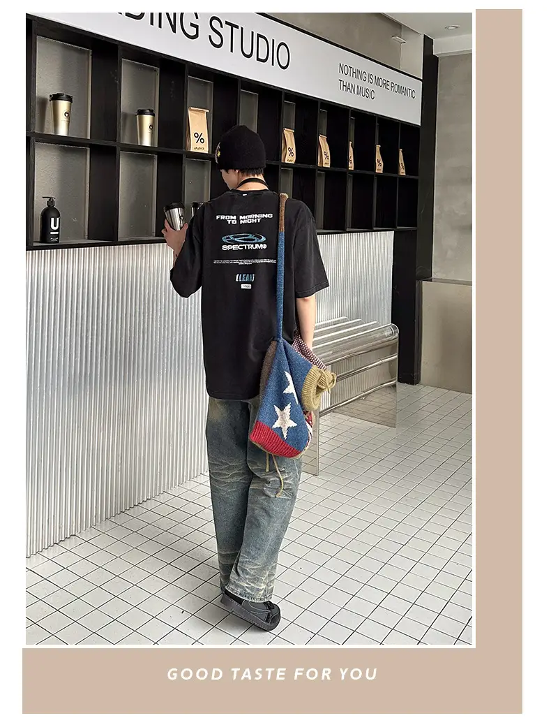 Men Black Printed T-Shirt New Summer Style — feature 14