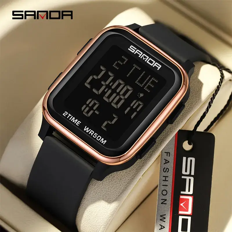Sanda Digital Watch for Kids White 21WSD 24H