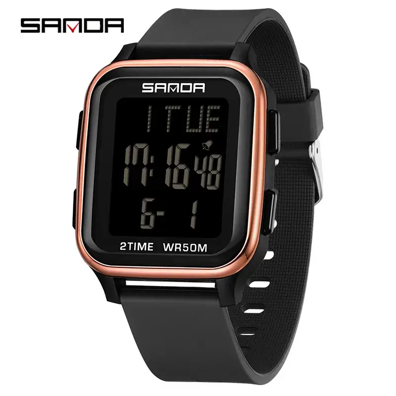 Sanda Digital Watch for Kids White 21WSD 24H