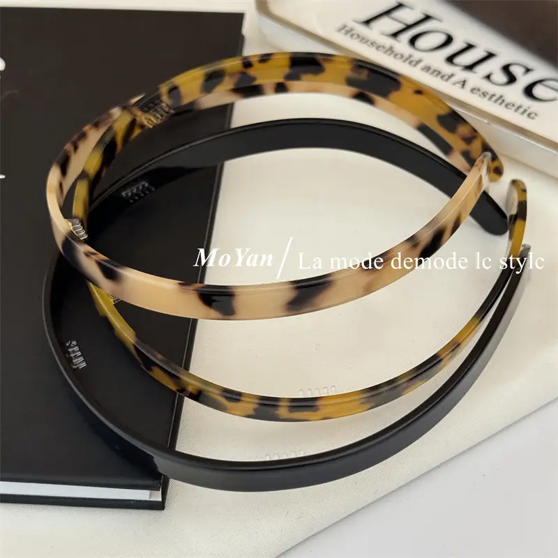 Korean Style Acetate Headband for Women 2024 - Image 5