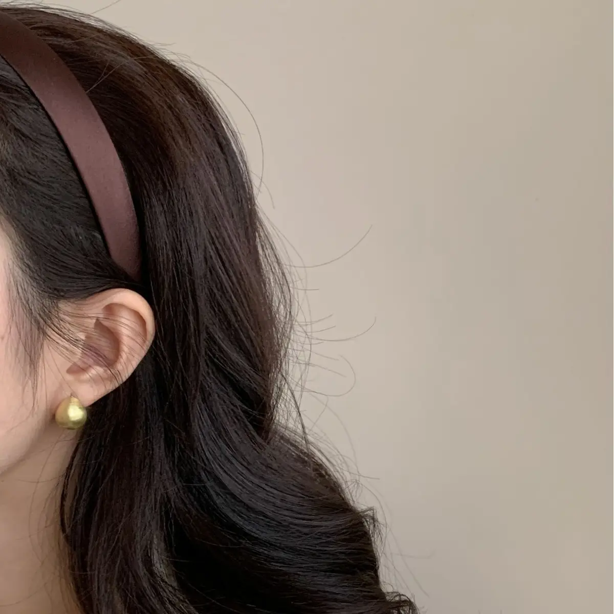 Korean Style Satin Headband for Women's Outing Hairpin - Image 6