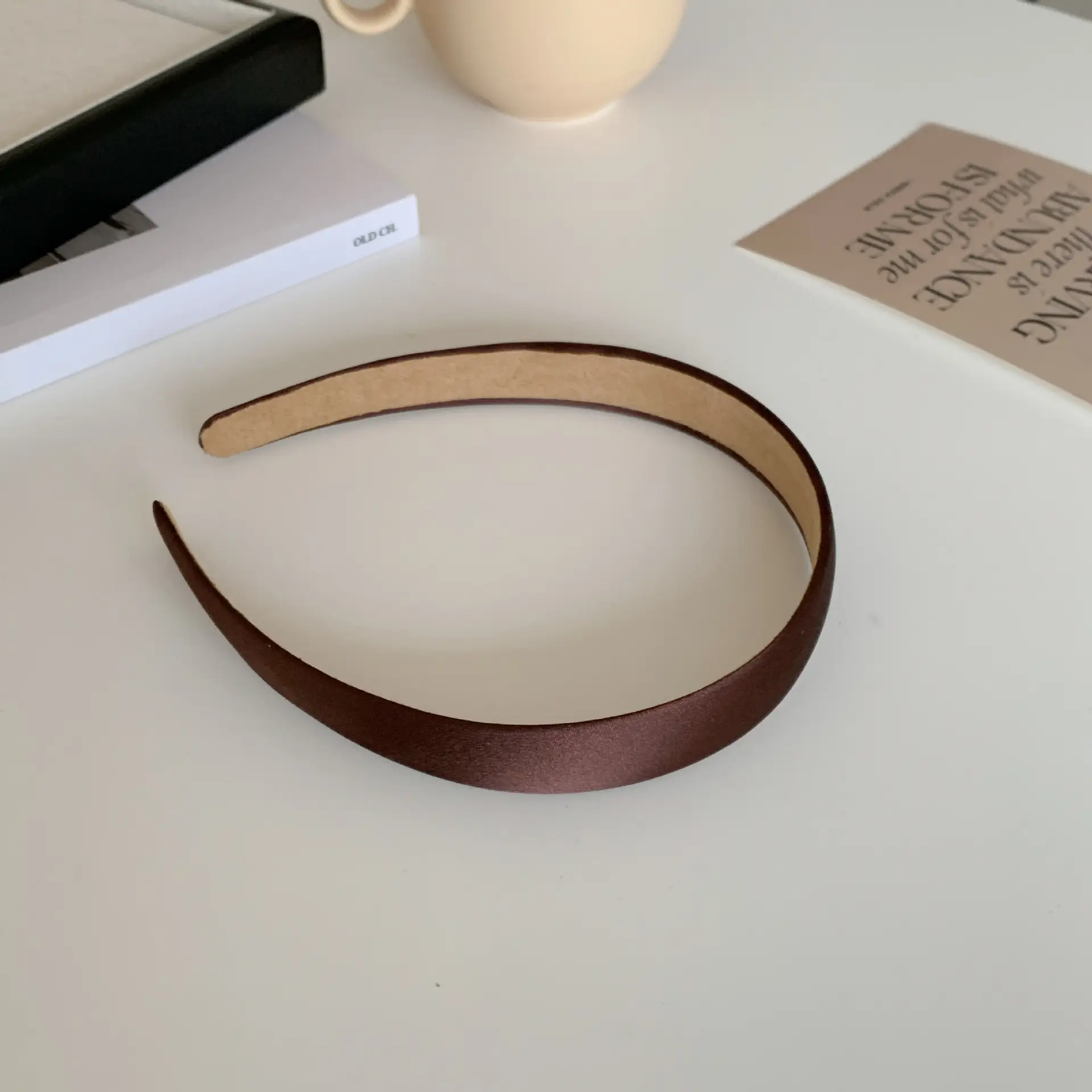 Korean Style Satin Headband for Women's Outing Hairpin - Image 4