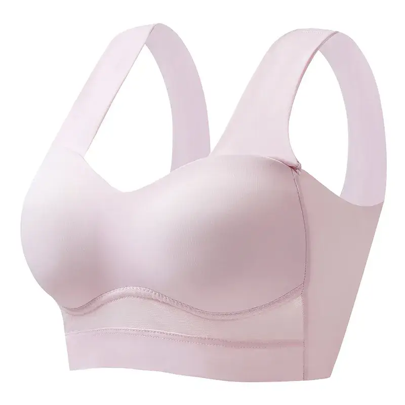 Ice Silk Seamless Bra Push-Up Wireless Anti-Sagging - Image 3