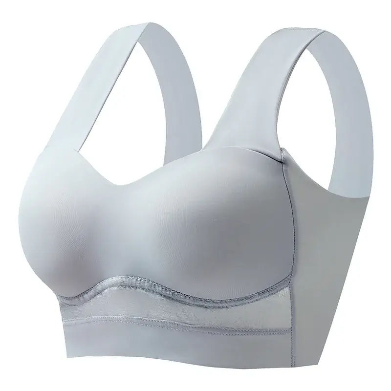 Ice Silk Seamless Bra Push-Up Wireless Anti-Sagging - Image 4