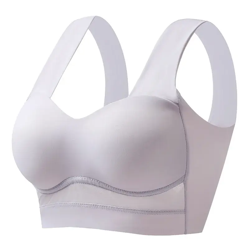 Ice Silk Seamless Bra Push-Up Wireless Anti-Sagging - Image 5