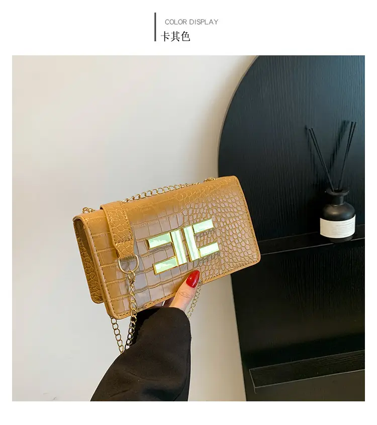 Korean Style Black Chain Crossbody Bag for Women — feature 12
