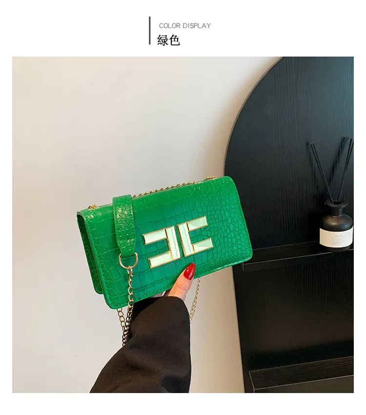 Korean Style Black Chain Crossbody Bag for Women — feature 14