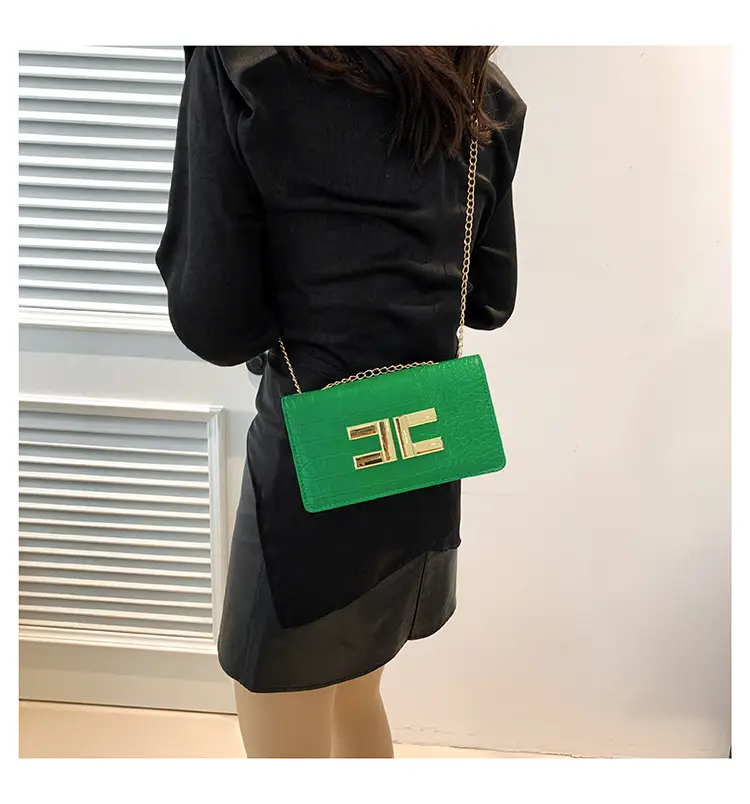 Korean Style Black Chain Crossbody Bag for Women — feature 24