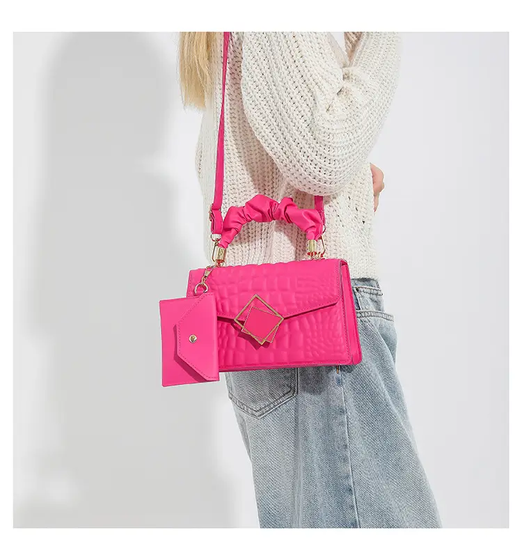 Women Korean Style Green Quilted Shoulder Bag 2024 — feature 20