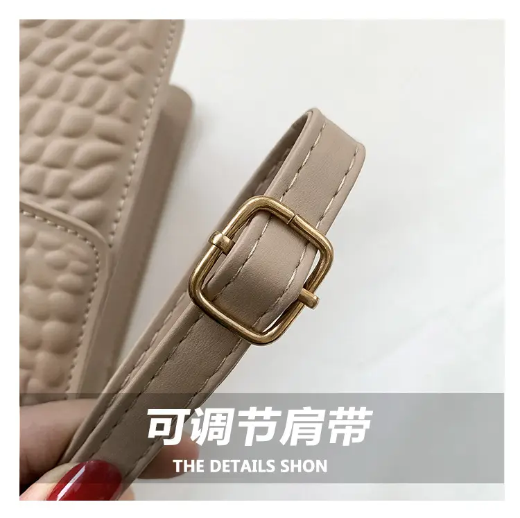 Women Korean Style Green Quilted Shoulder Bag 2024 — feature 3