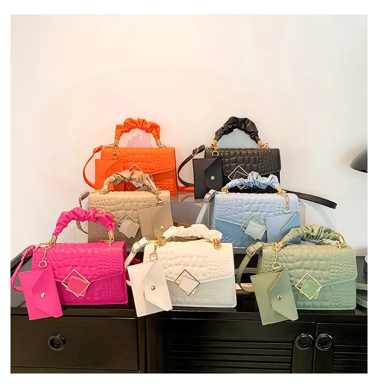 Women Korean Style Green Quilted Shoulder Bag 2024 — feature 45