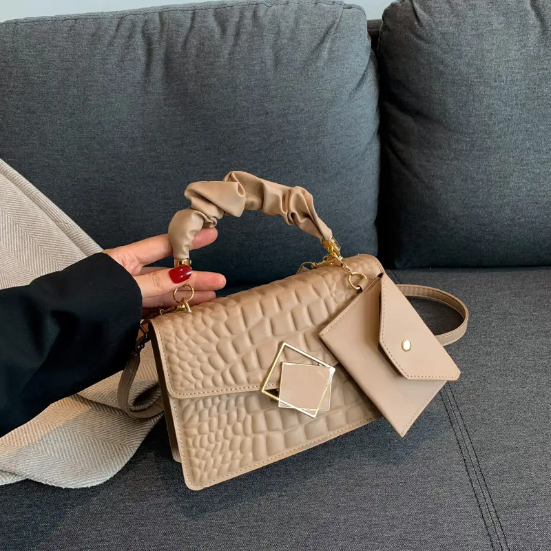 Women Korean Style Green Quilted Shoulder Bag 2024 - Image 3