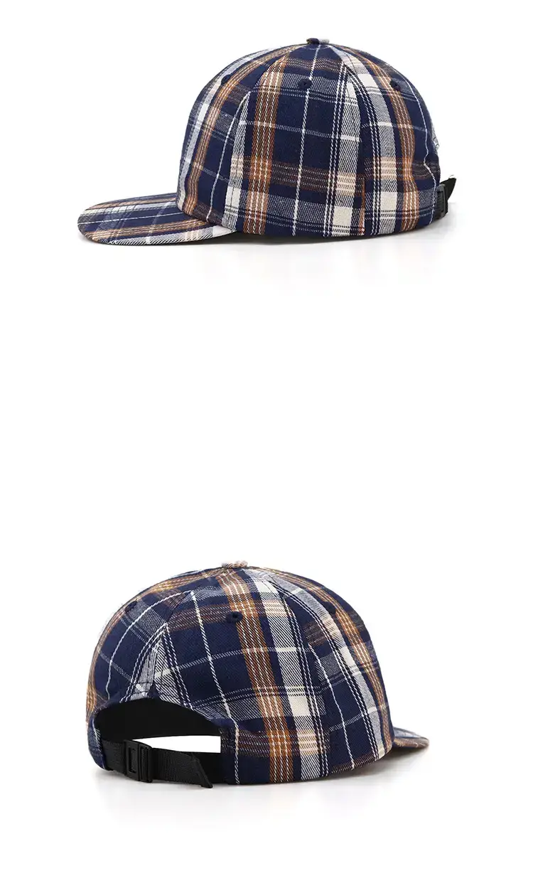 Men Plaid Plaid Cap Casual Streetwear — feature 4