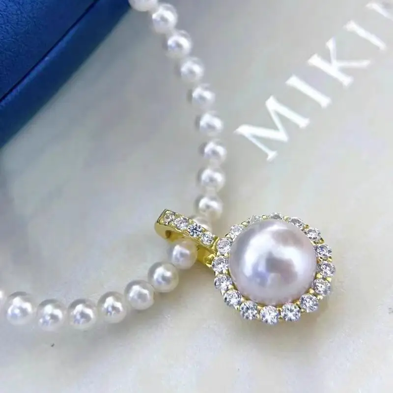 Pearl Detachable Universal Buckle Necklace with Butterfly Design — feature 14