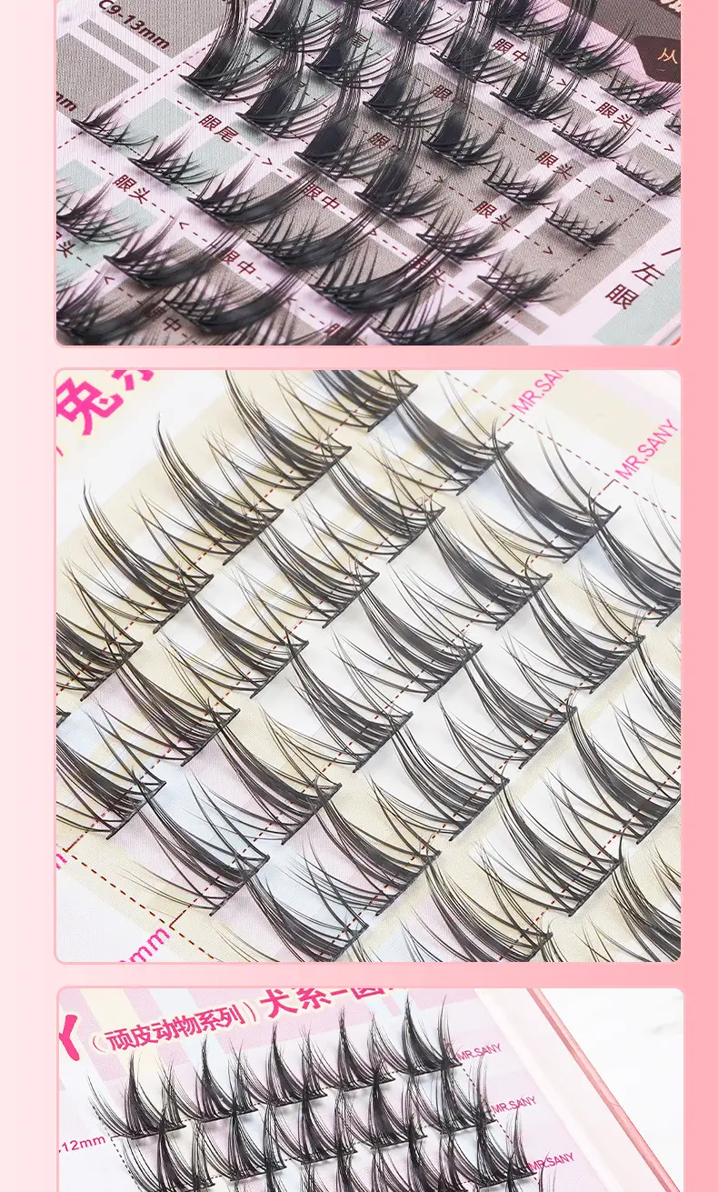Self-Adhesive False Eyelashes Mr. Sany Rabbit Dog Style — feature 11