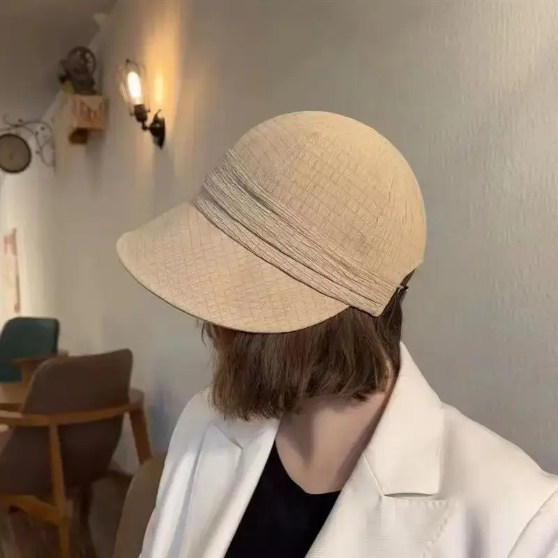 Women Sun Protection Peaked Hat Big Brim