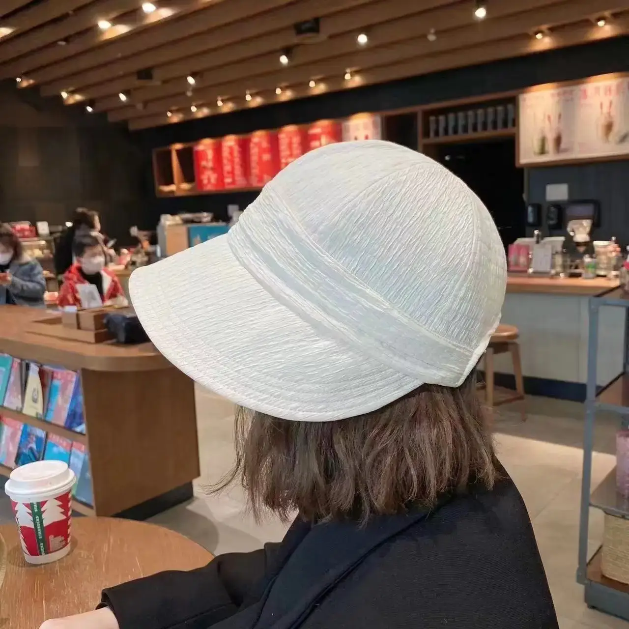 Women Sun Protection Peaked Hat Big Brim — feature 5