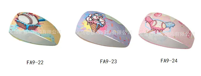Men's Hot Selling Yoga Headband with Ice Cream Design — feature 23